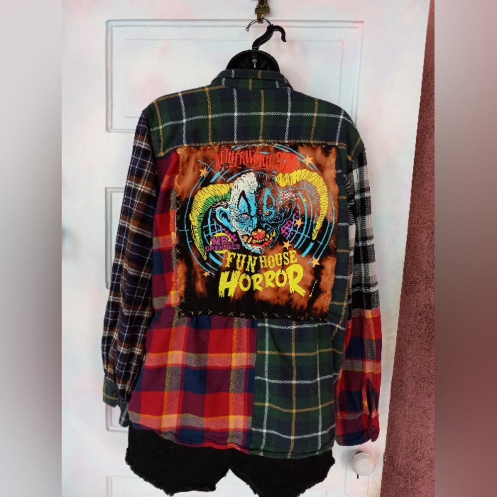 Sneak peek @ WIP custom Rage Against the Sewing Machine upcoming jackets! Ooak🧵 - Picture 12 of 16
